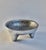 Vintage Mexican Footed Hammered Pewter Bowl For Sale - Image 14 of 14