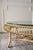 Tan Vintage Coastal Boho Round Rattan and Glass Coffee Table For Sale - Image 8 of 10
