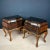 Vintage Wood Nightstands, Italy, 1950s, Set of 2 For Sale - Image 10 of 13