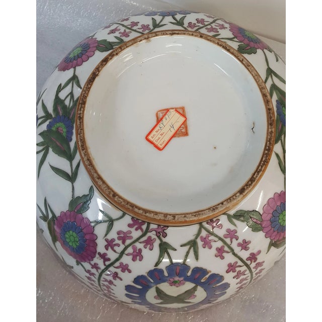 Payne Imports China Porcelain Floral Bowl For Sale - Image 4 of 7