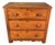 Early 1900s Walnut 3-Drawer Chest For Sale