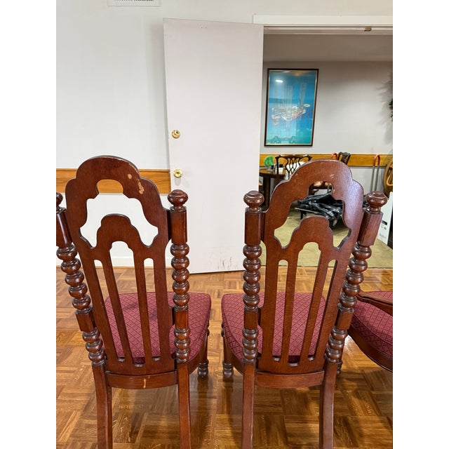 French Renaissance Style Oak Dining Chairs, (circa 1880-1900). For Sale - Image 14 of 17