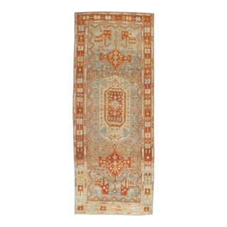Quirky Antique Persian Bidjar Rug - 4'4" x 11' For Sale