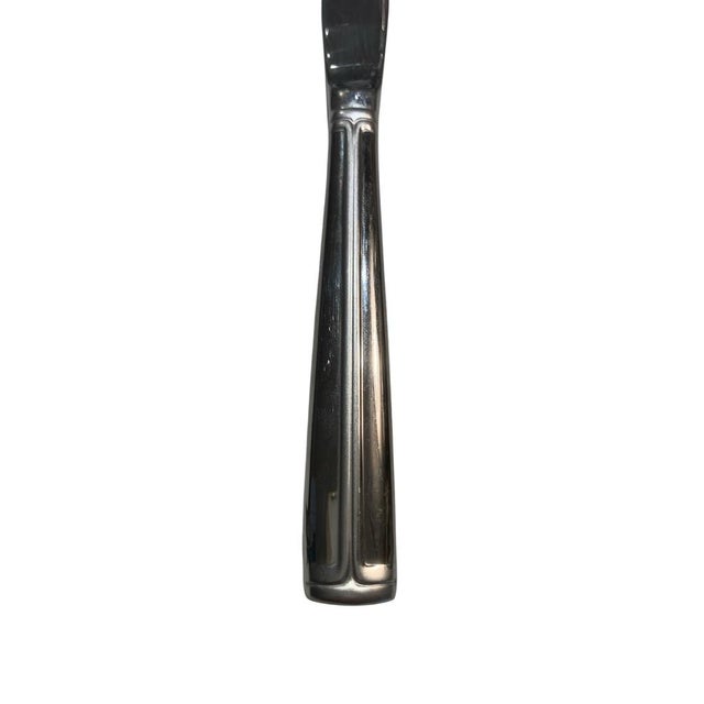 Mikasa "Parallels" Stainless Steel Flatware and Black Wooden Drawer Divider. 40 pcs. + Divider Made in Korea between...