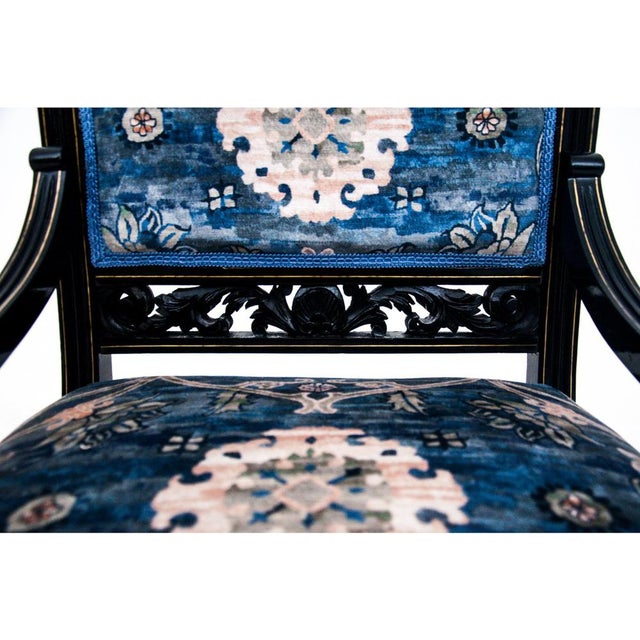 19th Century Armchairs by Hans Makart, Austria, Set of 2 For Sale - Image 11 of 18