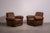 Mickey Chairs in Nabuk Camel Leather by Baxter, 1998, Set of 2 For Sale - Image 14 of 14
