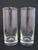 Glass Tiffany & Co Crystal Etched Diamond Criss Cross Water Glass Tumbler Set of 4 For Sale - Image 7 of 10