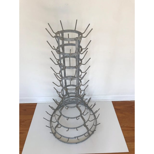 Large "herrison" or bottle drying rack used in all the wine cellars in France. The french have bottles in thier cave and...