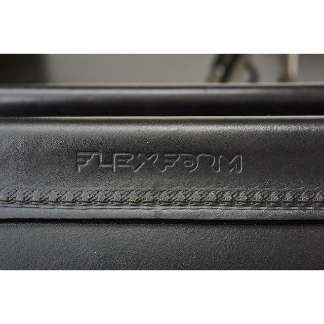 Metal Carlotta Armchair and Ottoman by Antonio Citterio for Flexform, 1997, Set of 2 For Sale - Image 7 of 9