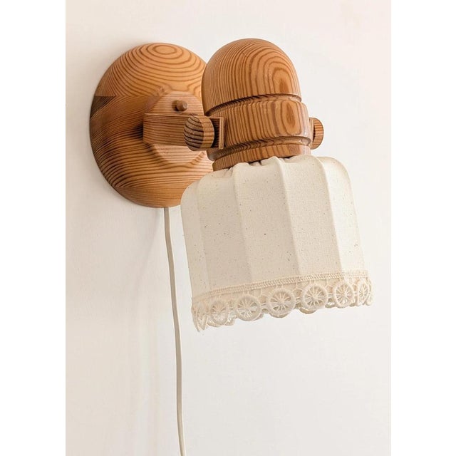 Swedish Pine Wall Lamps from Markslöjd, 1970s, Set of 2 For Sale - Image 10 of 13