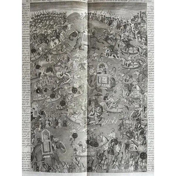 Chatelain, Mughal Princes Revolt Battle, 1718, Engraving For Sale - Image 9 of 12