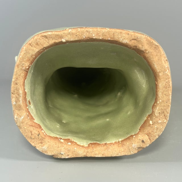 Ceramic Chinese Celadon Porcelain Figurine | Vintage | One of a Kind For Sale - Image 7 of 7