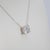 Metal 4Ct Lab Grown Diamond Solitaire Necklace With Chain in Solid 14k Gold, 11x9mm For Sale - Image 7 of 9