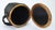 Lin Bren Compact Barrel Shaped Black & Metallic Handbag, 1940's For Sale - Image 9 of 12