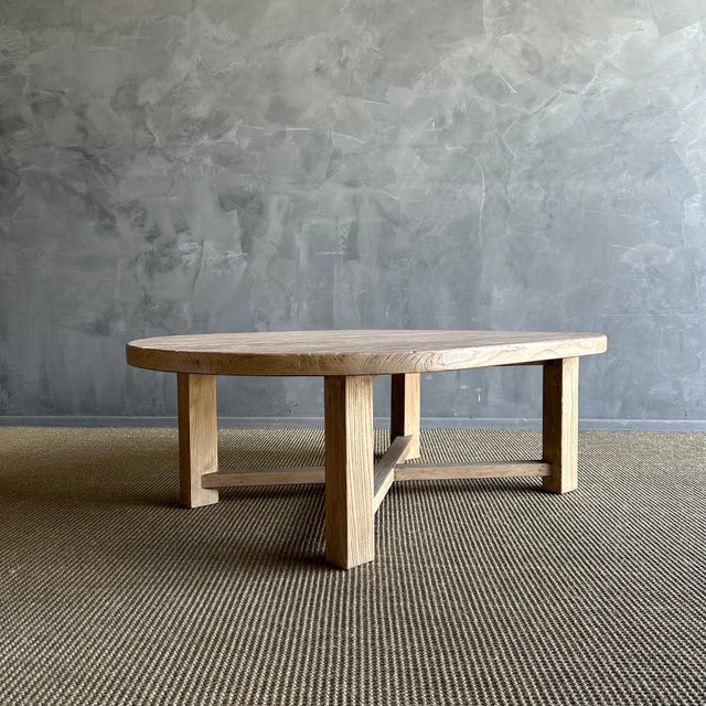 Meticulously hand-crafted in reclaimed elm wood, this coffee table is the star of any room. Since this is made from...