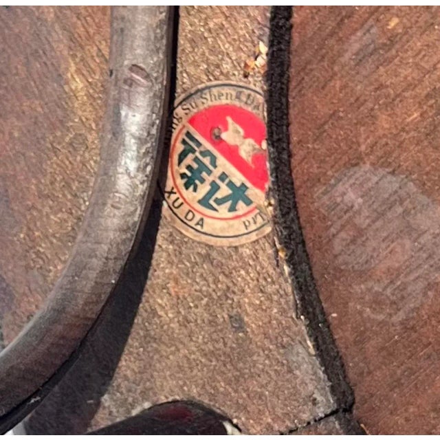 1970s Burnt Bamboo and Rattan 6-Leg Nesting Tables by Turtle and Crane - Styled After Gabriella Crespi - A Pair For Sale - Image 9 of 10