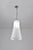 Italian Murano glass pendant light by Mazzega, dating to the 1970s and retaining its maker label. The shade is made in...