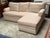 English Ethan Allen Chaise Lounge Sectional For Sale - Image 3 of 12