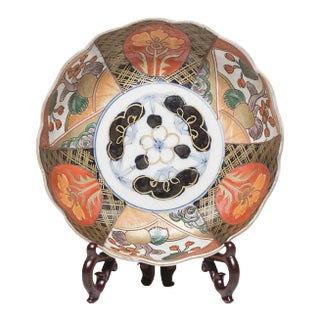 19th Century Japanese Imari Hand Painted Namasu Bowl For Sale