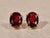 Ladies 14K Yellow Gold 4 CTW Garnet Stud Earrings. Crafted in 14 karat yellow gold, these earrings feature four total...