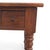 Antique Solid-Wood Writing Desk With Turned Legs and Drawer For Sale - Image 9 of 18