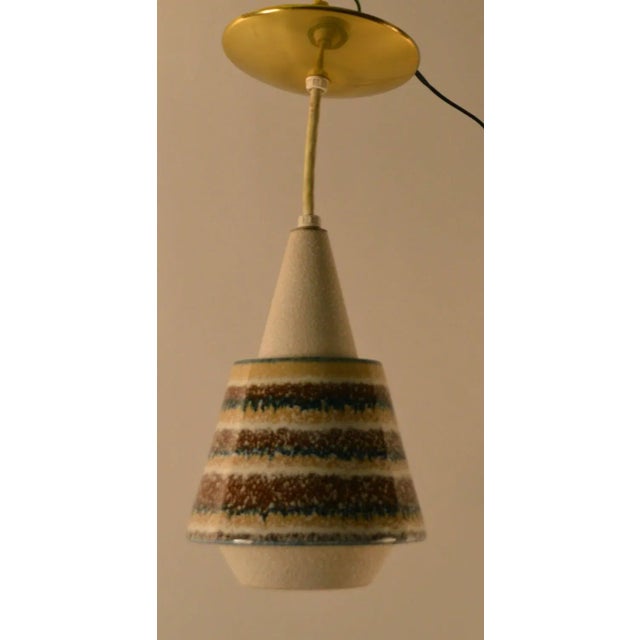 Ceramic Pendant American in the Danish Style For Sale In New York - Image 6 of 8