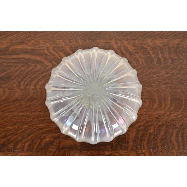 Seguso Vetri D’Arte Italian Murano Glass Large Centerpiece Bowl or Fruit Bowl For Sale - Image 9 of 12