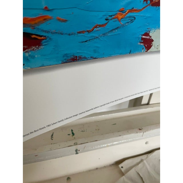 Pop Art Jean Michel Basquiat (1960-1988), Piscine Versus the Best Hotels, 1982, Copyright Estate of Jean-Michel Basquiat Licensed Reproduction For Sale - Image 3 of 13