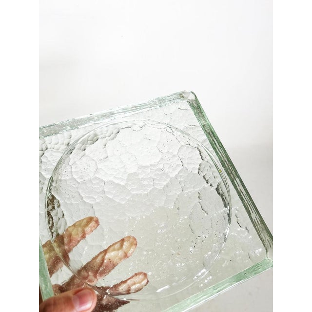 Ashtray in Saint-Gobain Glass attributed to Le Corbusier, France, 1930s For Sale - Image 6 of 12
