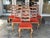 2000 - 2009 Queen Anne Extension Dining Room Extension Table + Six Dining Chairs Set For Sale - Image 5 of 15