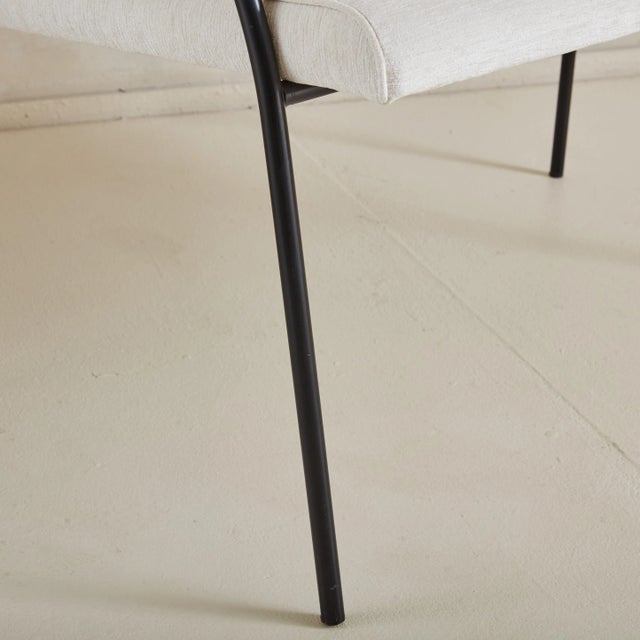 Metal ‘Vienna' Black Metal Settee by Rodney Kinsman for Bieffeplast, Italy 1980s - Sold Individually For Sale - Image 7 of 11