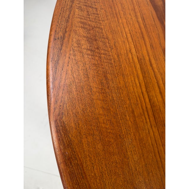 Vintage Danish Extendable Teak Dining Table from VV Møbler, 1960s For Sale - Image 10 of 12