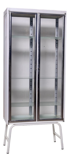 Vintage Italian Medical Display Cabinet, 1960s