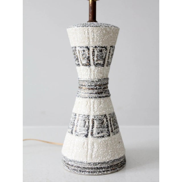 Ceramic Mcm Ceramic Table Lamp For Sale - Image 7 of 12