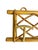 Mid-Century Modern Vintage French Provincial Bamboo Coat Hat Rack With Two Hooks For Sale - Image 3 of 12