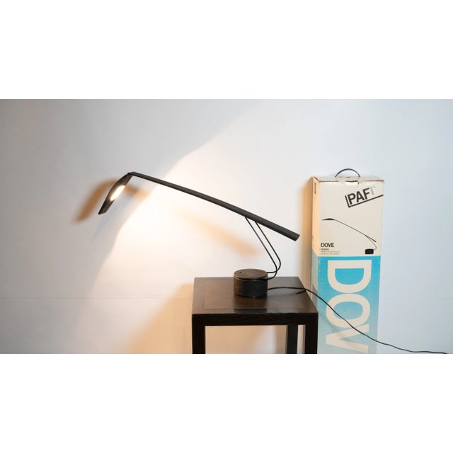 1980s 1980s Mario Barbaglia & Marco Colombo for Paf Studio Dove Lamp With Original Box For Sale - Image 5 of 12