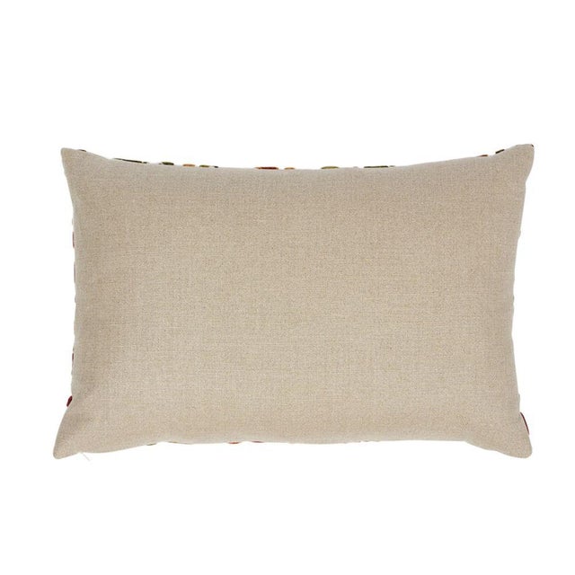 Abstract Schumacher Highgrove Tree Crewel Pillow For Sale - Image 3 of 5