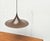 Mid-Century Modern Space Age Danish Brown Semi Pendant Lamp by Claus Bonderup and Torsten Thorup for Fog & Mørup, 1960s For Sale - Image 6 of 18
