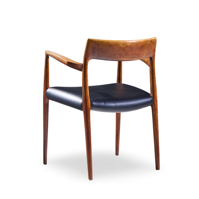 Mid 20th Century Niels Moller Model 57 Mid Century Danish Rosewood Chair For Sale - Image 5 of 10