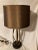 Metal Late 20th Century Uttermost Contemporary Abstract Brass Table Lamp For Sale - Image 7 of 7