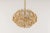 A wonderful and high-quality gilded chandelier or pendant light fixture by palwa. Design sciolari, germany, 1970s. it is...