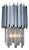 Collection Jupiter Wall Lamp in Metal and Crystal by Jago For Sale