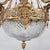 Circa 1900 French Beaux Arts Fire Gilt Bronze and Hand Cut Crystal Chandelier For Sale - Image 13 of 16