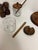 Vintage Mid-Century Wood & Glass Condiment Caddy Salt & Pepper Mill Set For Sale - Image 11 of 12