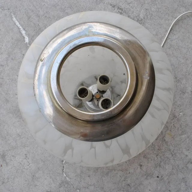 Mid 20th Century Vintage Midcentury Italian Table Lamp by Vistosi Murano, Italy For Sale - Image 5 of 7