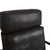 Animal Skin Set of Armchair and Ottoman in Black Leather from Rolf Benz For Sale - Image 7 of 18