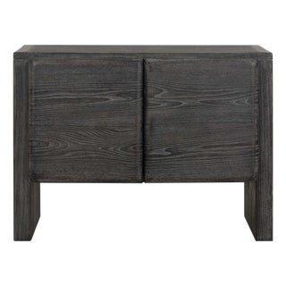 Bierk Dark Stain 2 Door Cabinet For Sale
