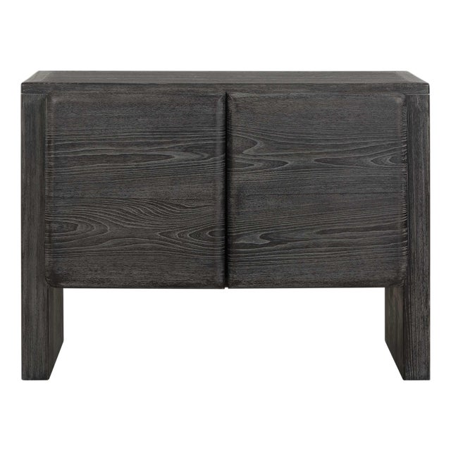 Bierk Dark Stain 2 Door Cabinet For Sale