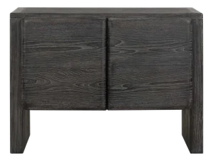 Bierk Dark Stain 2 Door Cabinet