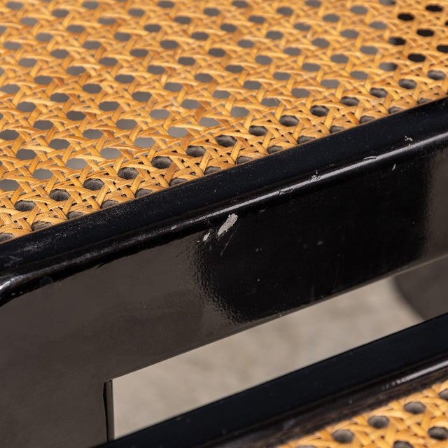 Black 20th Century Lacquered Wood Games Table & Chairs by Pierluigi Molinari for Pozzi, Milan, 1970, Set of 5 For Sale - Image 8 of 18